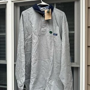 LL Bean Lakewashed Rugby Shirt Mens Size XXL New w/ tags